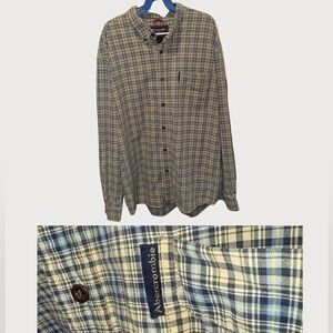 Abercrombie & Fitch Vintage Plaid Flannel Men’s Shirt XL Y2K Outdoor Goods